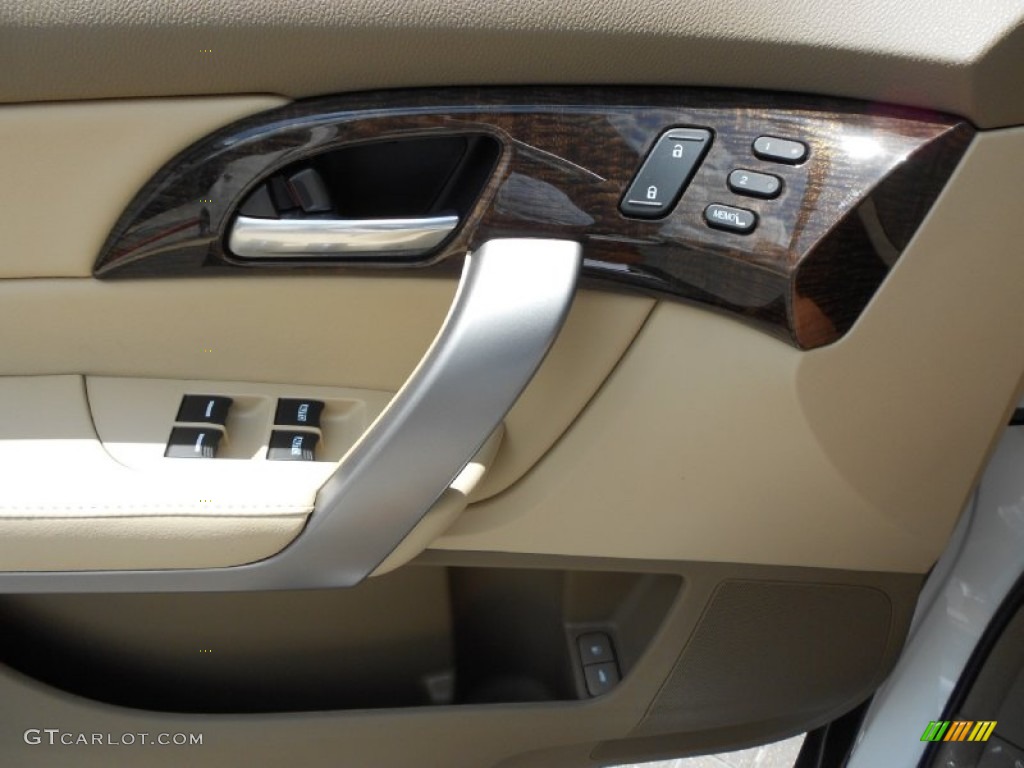 2013 MDX SH-AWD Technology - Aspen White Pearl / Parchment photo #16