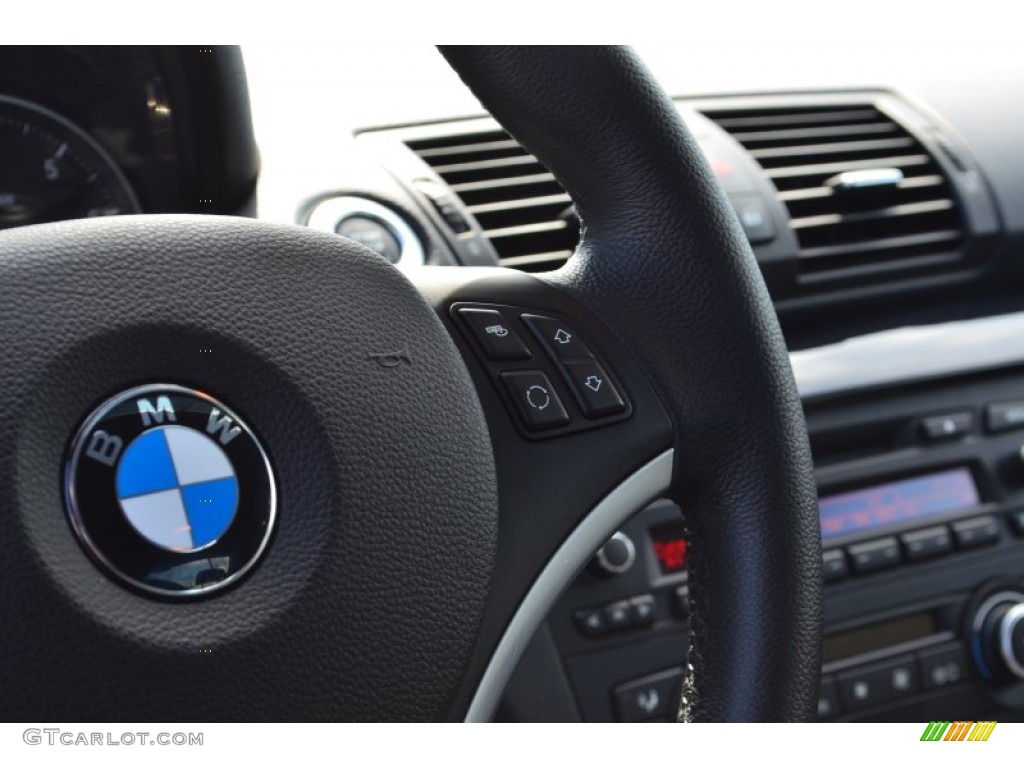 2009 1 Series 128i Coupe - Black Sapphire Metallic / Black photo #19