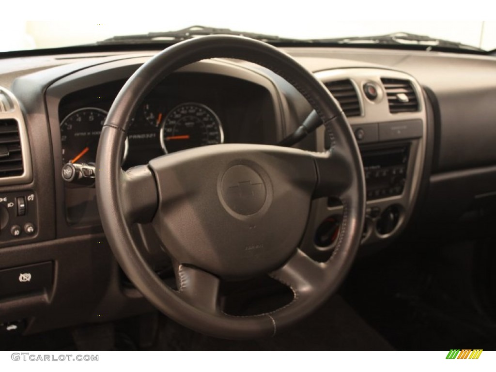 2010 Chevrolet Colorado Regular Cab Ebony Steering Wheel Photo #79919423