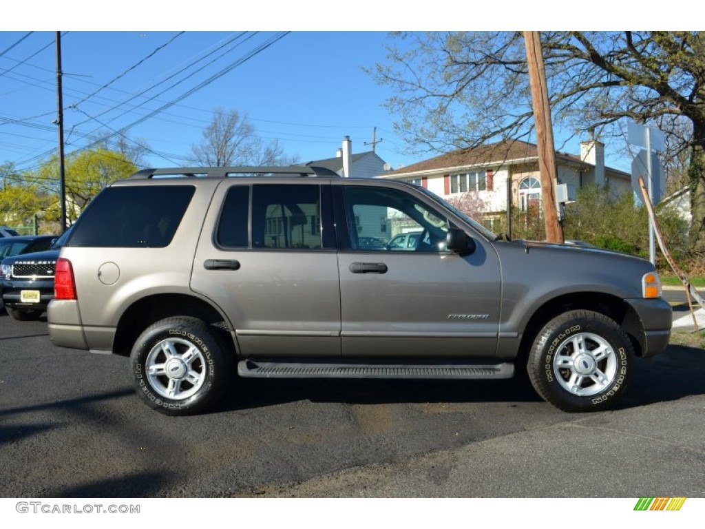 2005 Explorer XLT 4x4 - Mineral Grey Metallic / Graphite photo #8