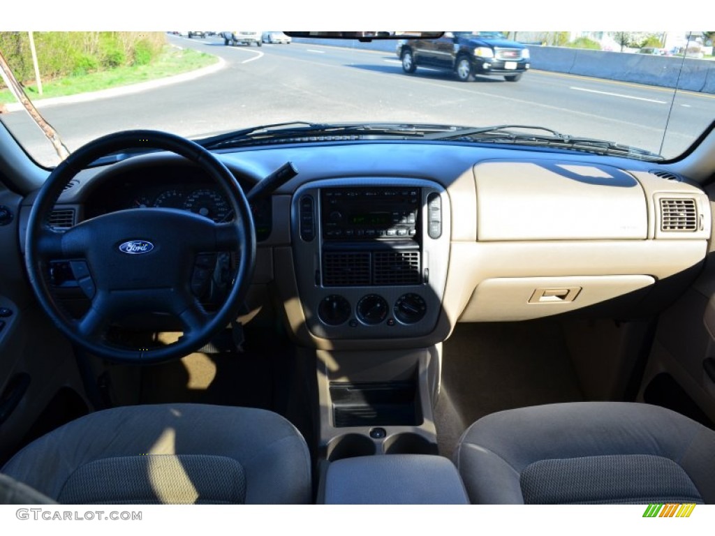 2005 Explorer XLT 4x4 - Mineral Grey Metallic / Graphite photo #9