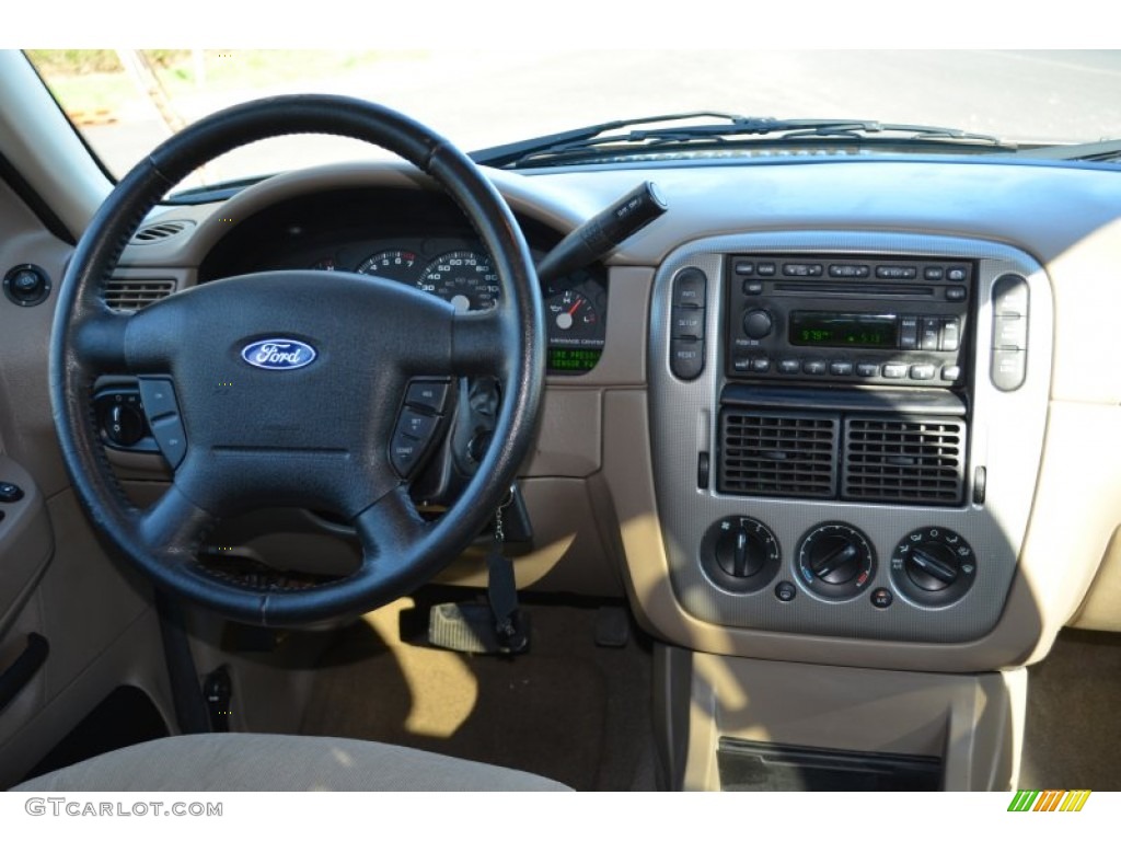 2005 Explorer XLT 4x4 - Mineral Grey Metallic / Graphite photo #10
