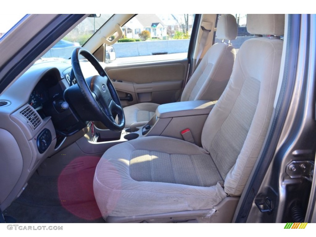 2005 Explorer XLT 4x4 - Mineral Grey Metallic / Graphite photo #11