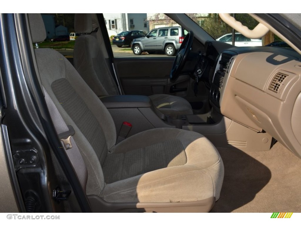 2005 Explorer XLT 4x4 - Mineral Grey Metallic / Graphite photo #14