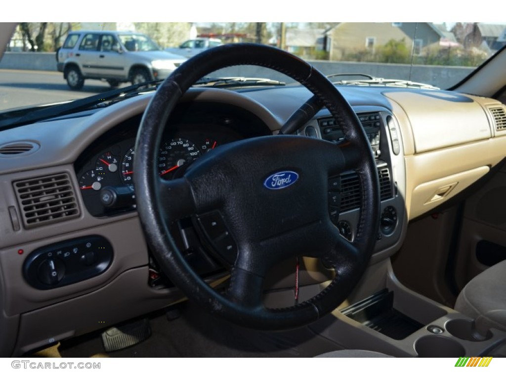 2005 Explorer XLT 4x4 - Mineral Grey Metallic / Graphite photo #16