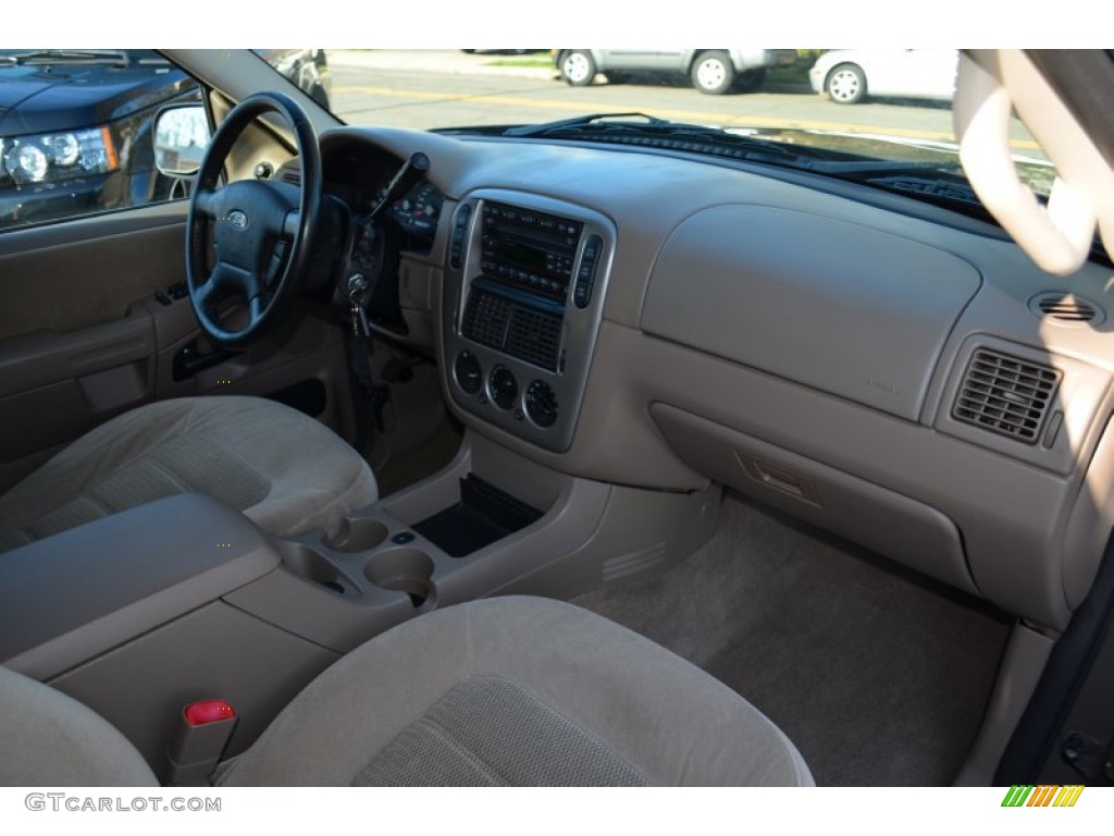 2005 Explorer XLT 4x4 - Mineral Grey Metallic / Graphite photo #24