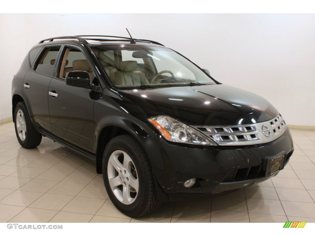 2005 Murano SL AWD - Super Black / Cafe Latte photo #1
