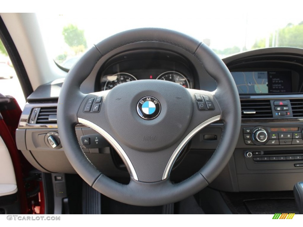 2013 3 Series 328i Coupe - Vermillion Red Metallic / Oyster photo #13