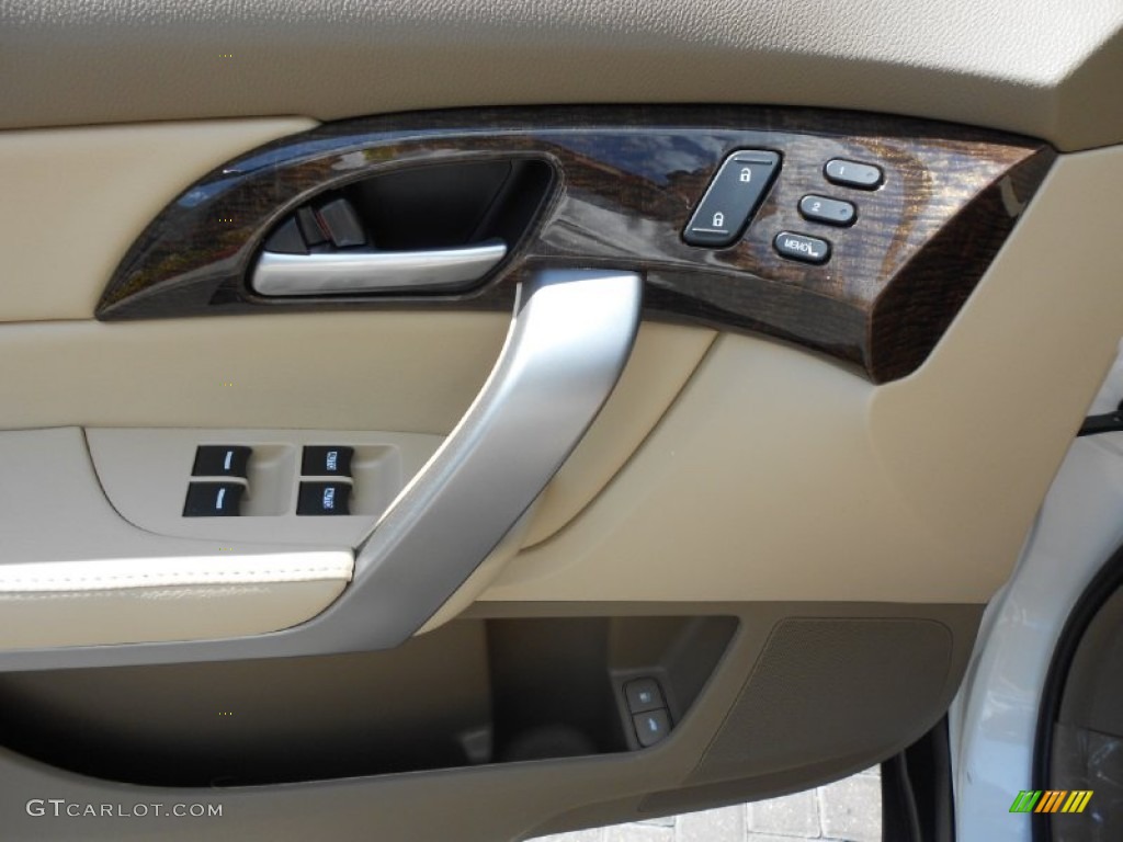 2013 MDX SH-AWD - Aspen White Pearl / Parchment photo #11