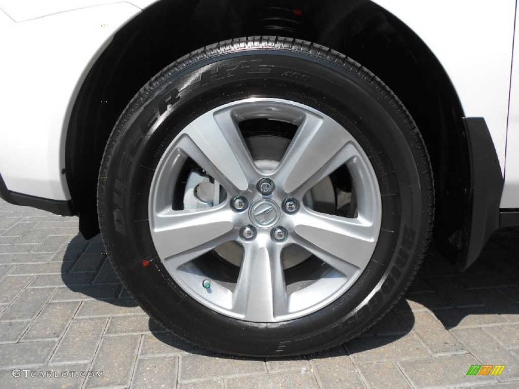 2013 MDX SH-AWD - Aspen White Pearl / Parchment photo #28