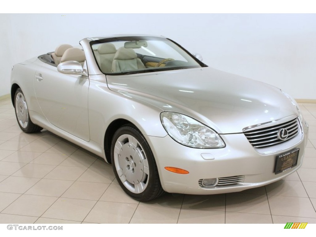 2002 SC 430 - Millenium Silver Metallic / Ecru photo #1