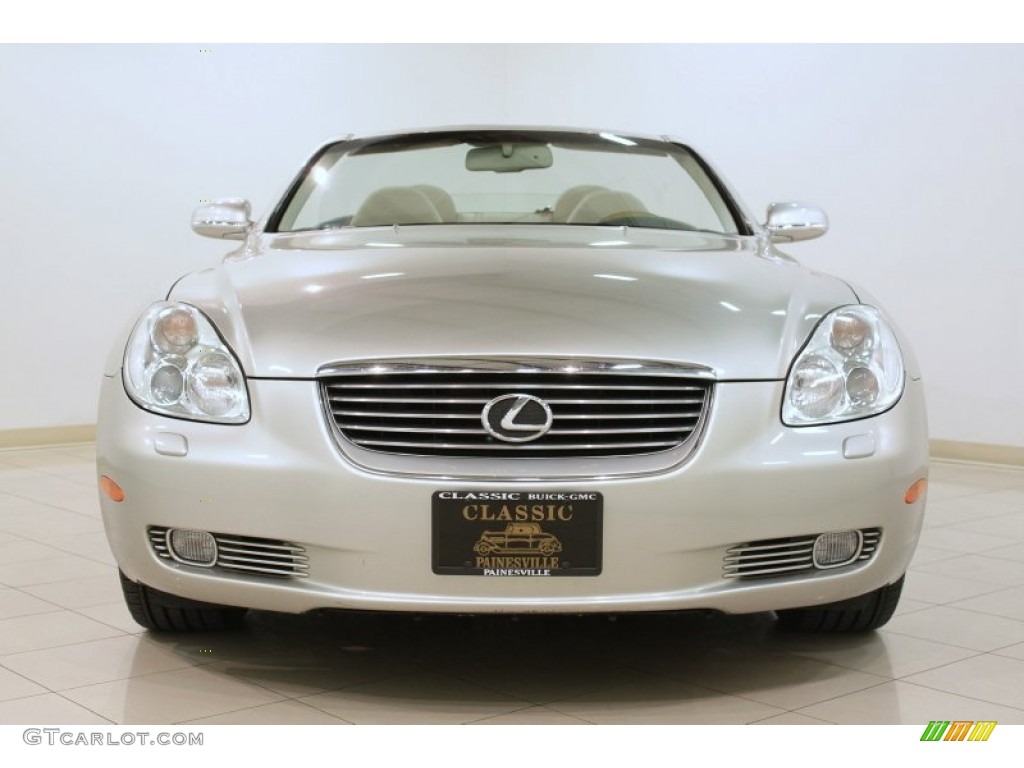 2002 SC 430 - Millenium Silver Metallic / Ecru photo #2