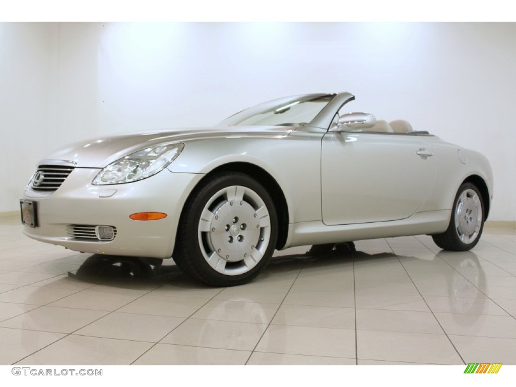 2002 SC 430 - Millenium Silver Metallic / Ecru photo #3