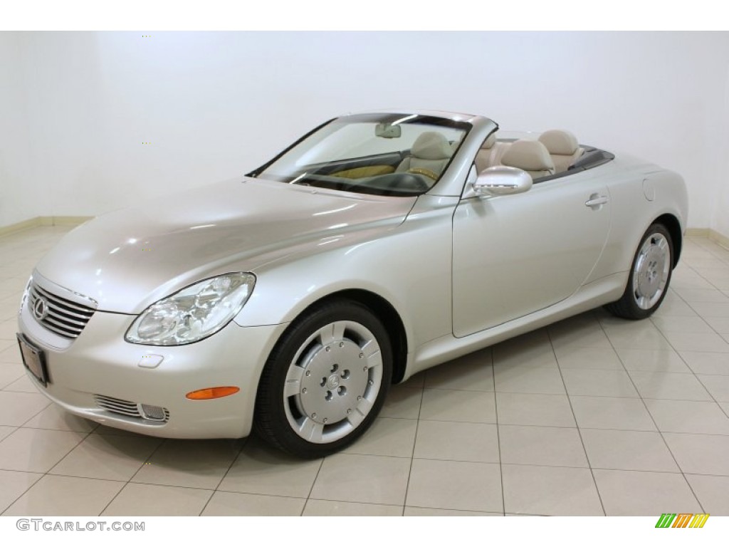 2002 SC 430 - Millenium Silver Metallic / Ecru photo #4