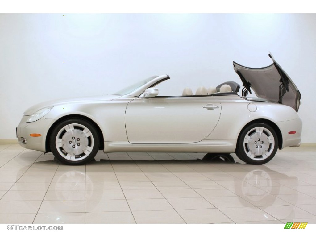 2002 SC 430 - Millenium Silver Metallic / Ecru photo #6