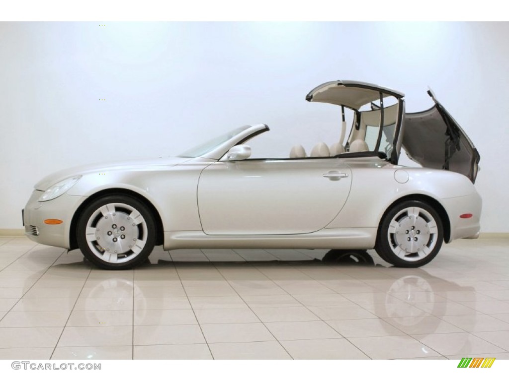 2002 SC 430 - Millenium Silver Metallic / Ecru photo #7