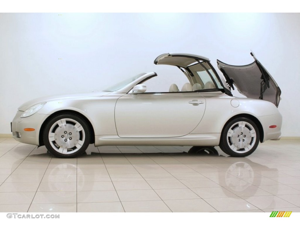 2002 SC 430 - Millenium Silver Metallic / Ecru photo #8