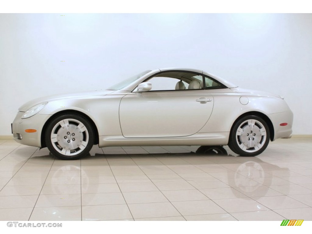 2002 SC 430 - Millenium Silver Metallic / Ecru photo #9