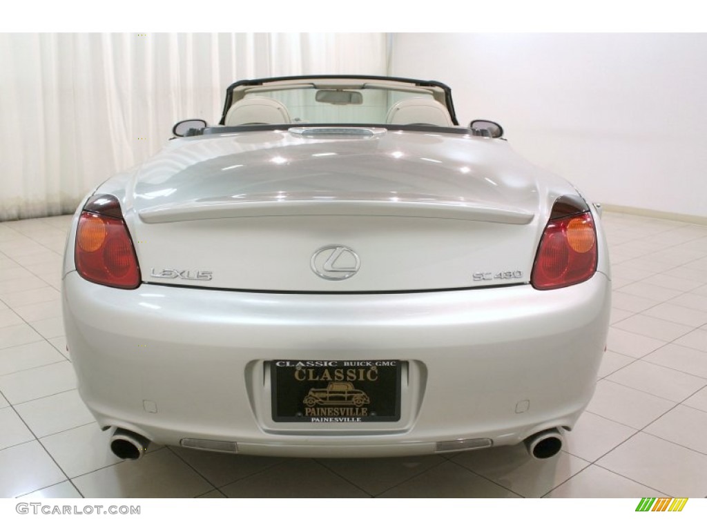 2002 SC 430 - Millenium Silver Metallic / Ecru photo #45