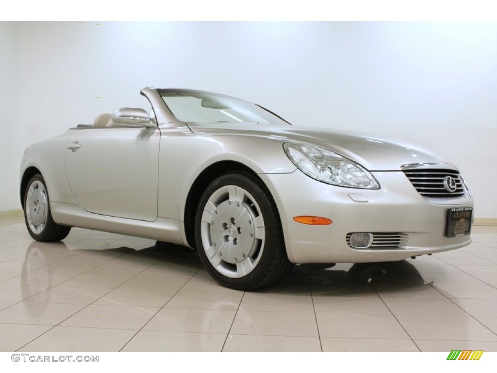2002 SC 430 - Millenium Silver Metallic / Ecru photo #50