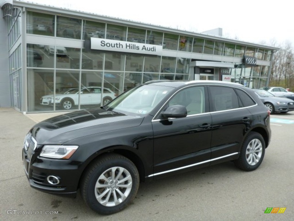 2013 Q5 2.0 TFSI quattro - Brilliant Black / Pistachio Beige photo #1