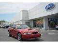 Redfire Metallic 2004 Ford Mustang GT Convertible