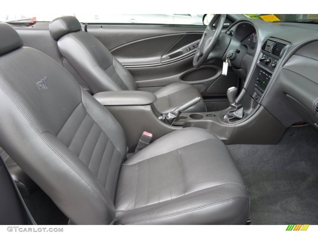 Dark Charcoal Interior 2004 Ford Mustang GT Convertible Photo #79924614