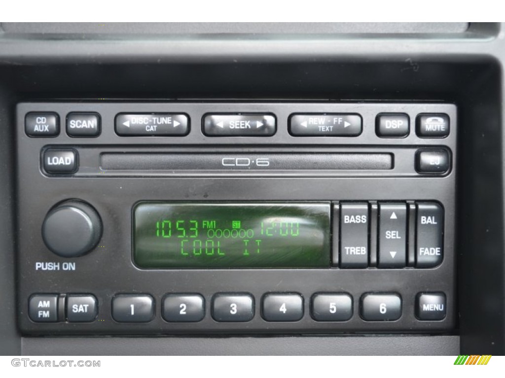 2004 Ford Mustang GT Convertible Audio System Photos