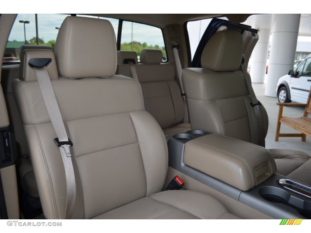 2007 F150 Lariat SuperCab 4x4 - Dark Blue Pearl Metallic / Tan photo #15