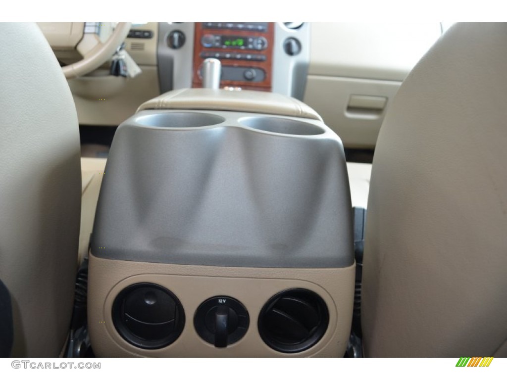 2007 F150 Lariat SuperCab 4x4 - Dark Blue Pearl Metallic / Tan photo #22