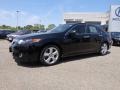 2010 Crystal Black Pearl Acura TSX Sedan  photo #2