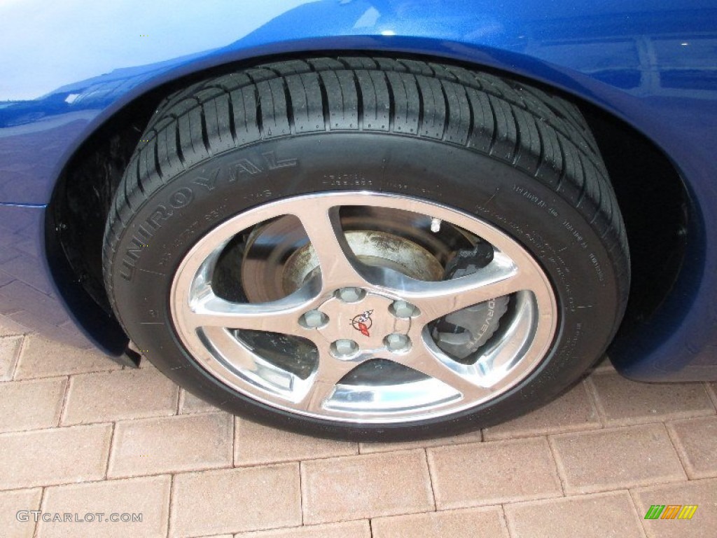 2002 Corvette Coupe - Electron Blue Metallic / Light Gray photo #4