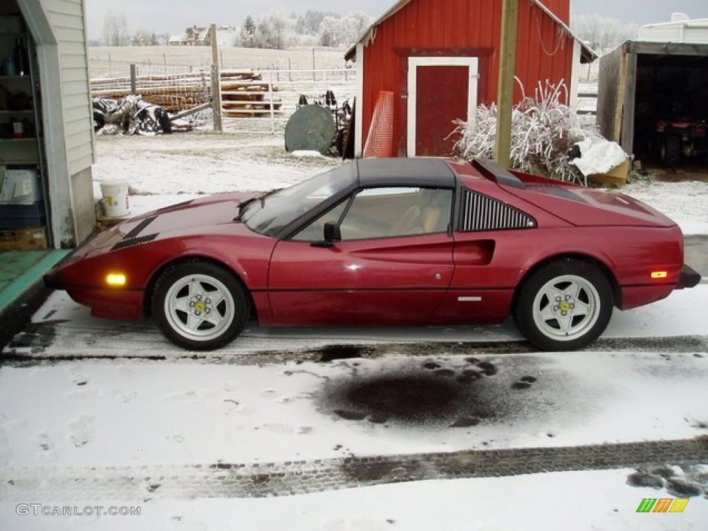 Dark Red Metallic Ferrari 308