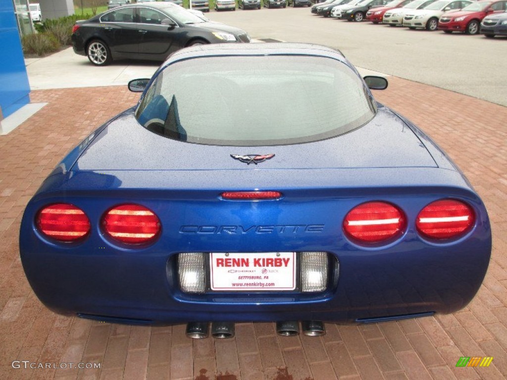 2002 Corvette Coupe - Electron Blue Metallic / Light Gray photo #17