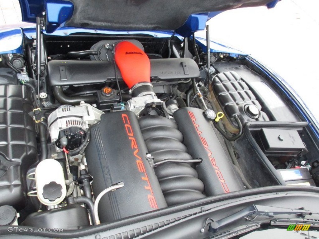 2002 Corvette Coupe - Electron Blue Metallic / Light Gray photo #20