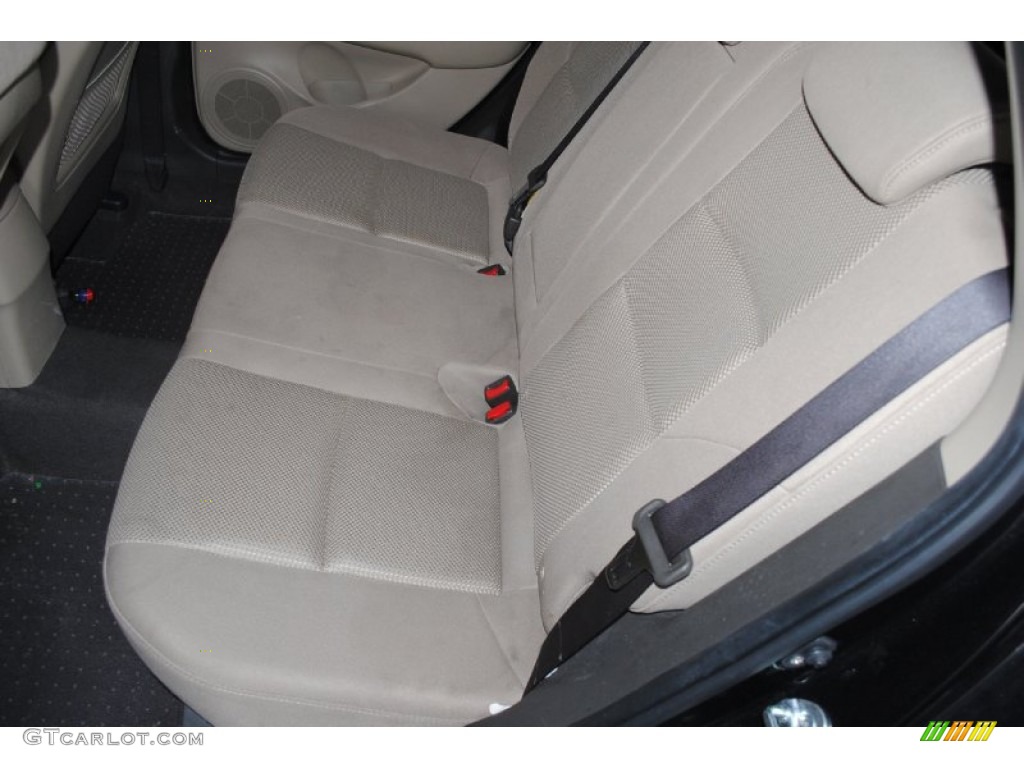 2009 Elantra Touring - Black Pearl / Beige photo #21