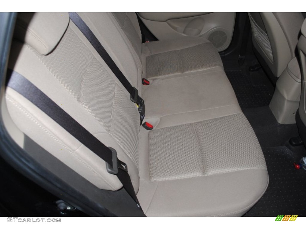 2009 Elantra Touring - Black Pearl / Beige photo #25