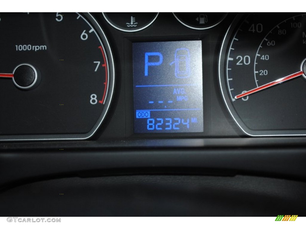 2009 Elantra Touring - Black Pearl / Beige photo #27
