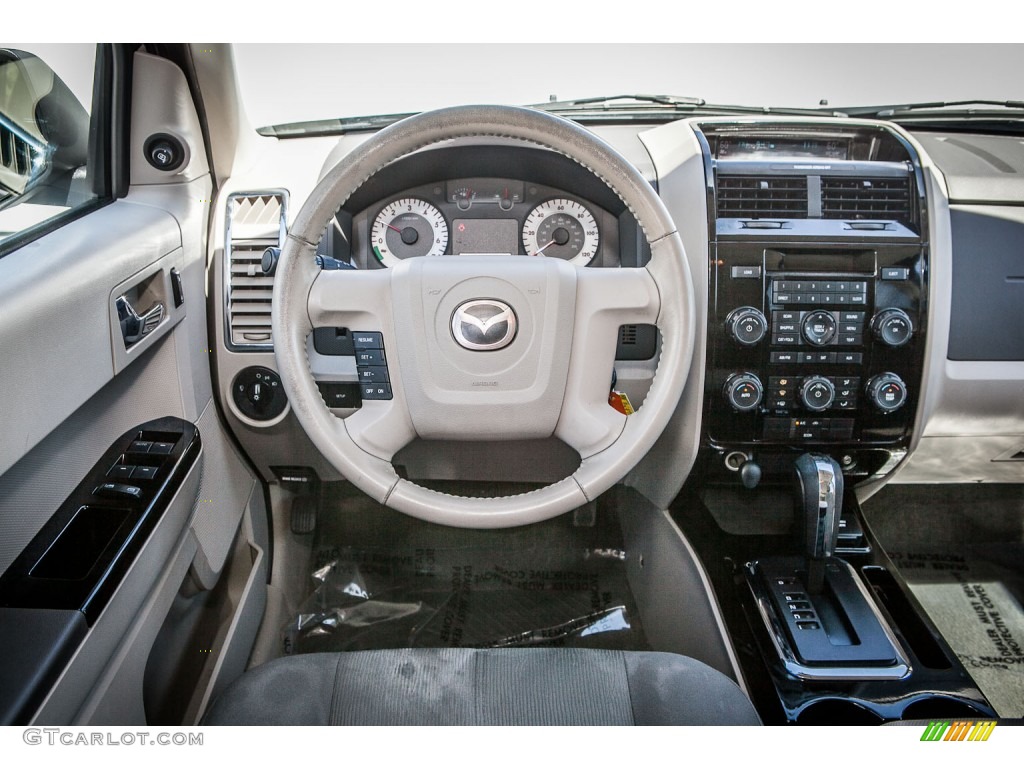 2008 Mazda Tribute Hybrid Touring Charcoal Black Dashboard Photo #79929727
