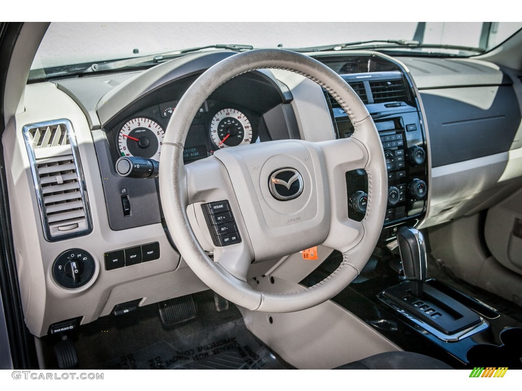 2008 Mazda Tribute Hybrid Touring Charcoal Black Dashboard Photo #79929991