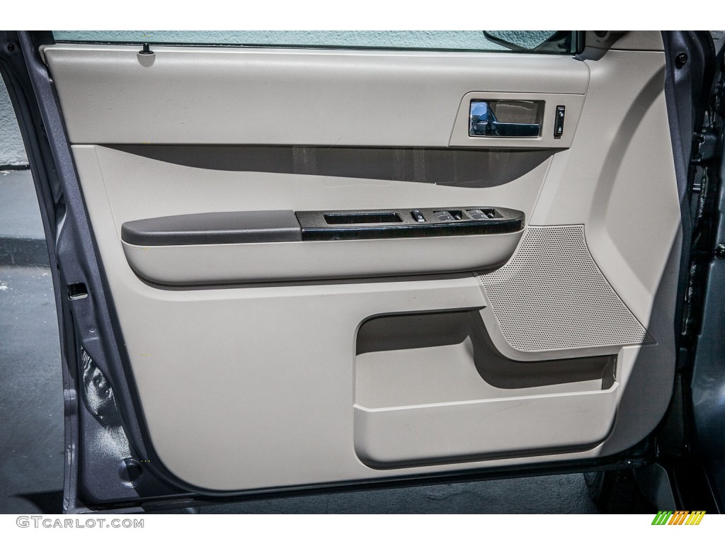 2008 Mazda Tribute Hybrid Touring Charcoal Black Door Panel Photo #79930014