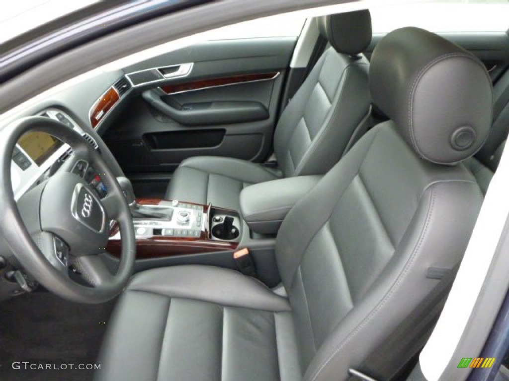 Black Interior 2011 Audi A6 3.0T quattro Sedan Photo #79930585
