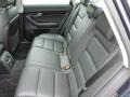 2011 Audi A6 Black Interior Rear Seat Photo