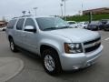 2013 Silver Ice Metallic Chevrolet Suburban LT 4x4  photo #7