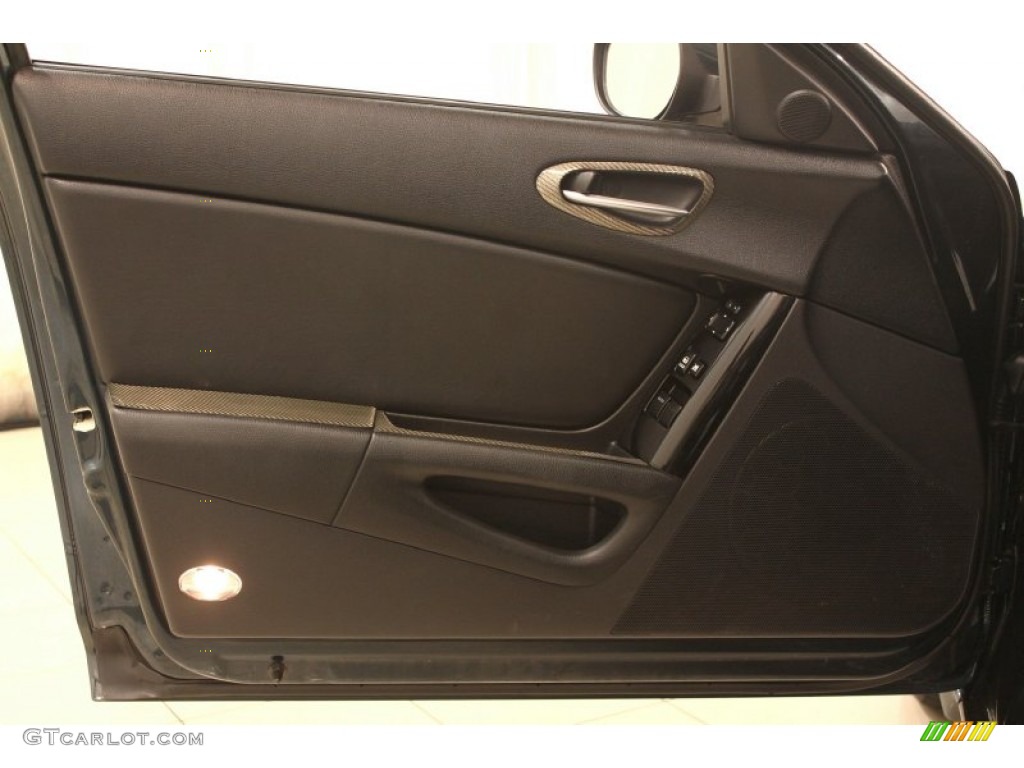 2004 Mazda RX-8 Grand Touring Black Door Panel Photo #79931430