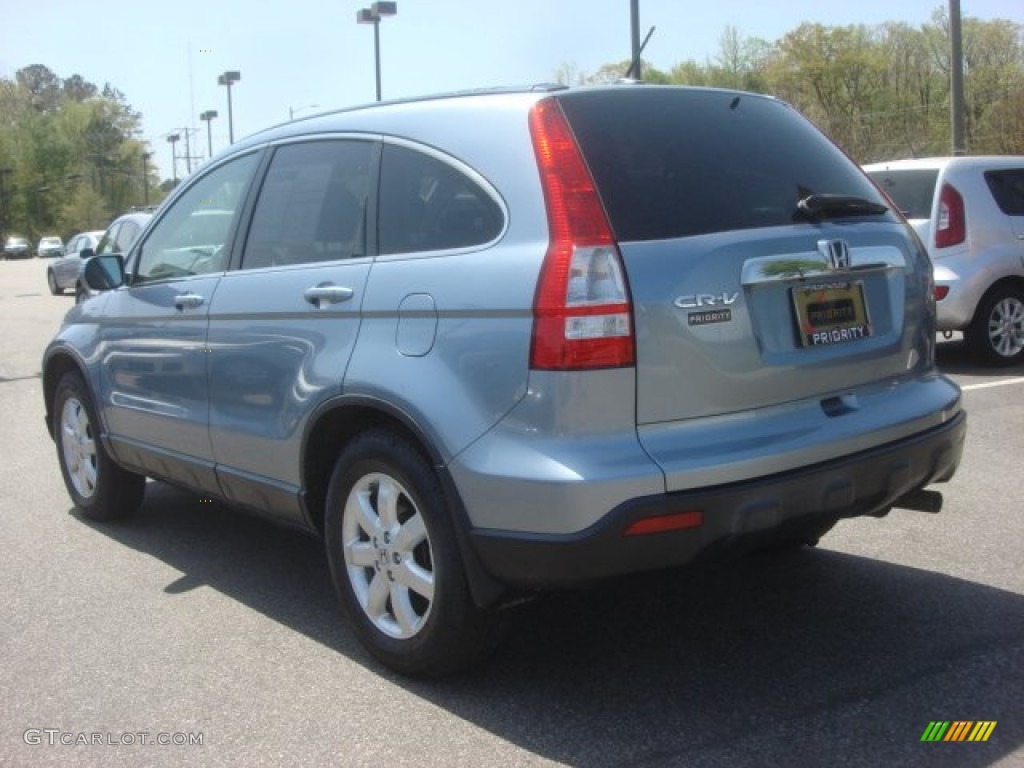 2007 CR-V EX-L - Glacier Blue Metallic / Gray photo #4