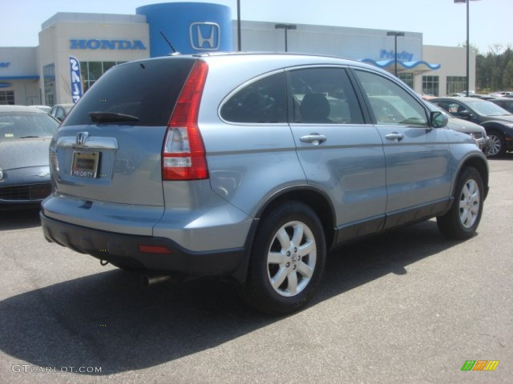 2007 CR-V EX-L - Glacier Blue Metallic / Gray photo #6