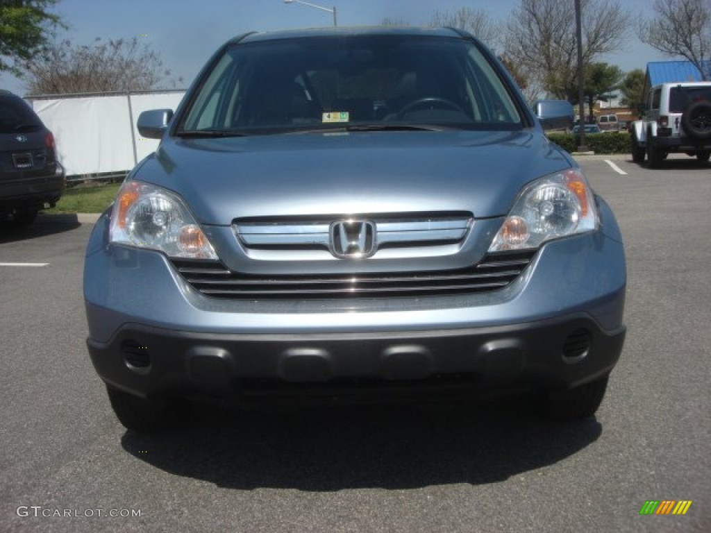 2007 CR-V EX-L - Glacier Blue Metallic / Gray photo #9