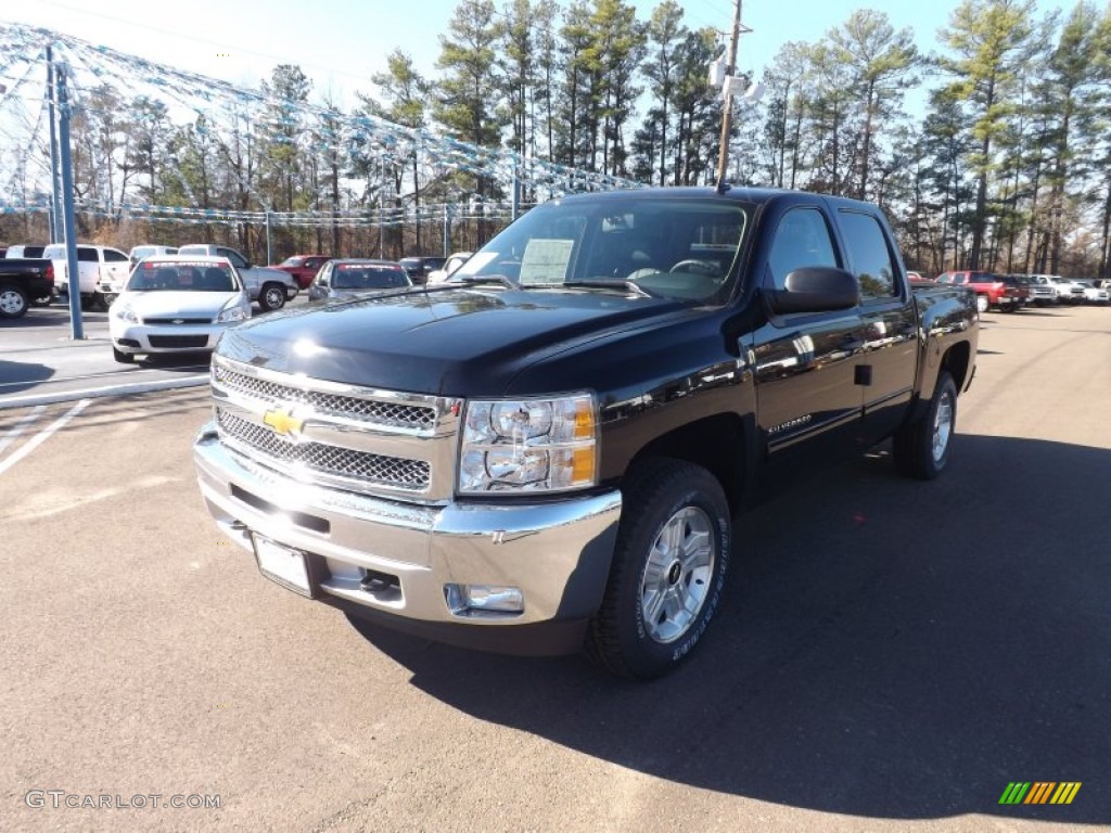 2013 Silverado 1500 LT Crew Cab 4x4 - Black / Ebony photo #1