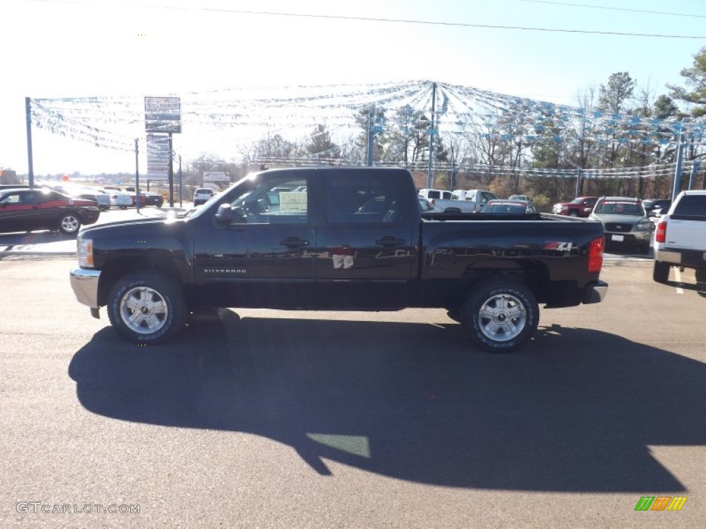 2013 Silverado 1500 LT Crew Cab 4x4 - Black / Ebony photo #2